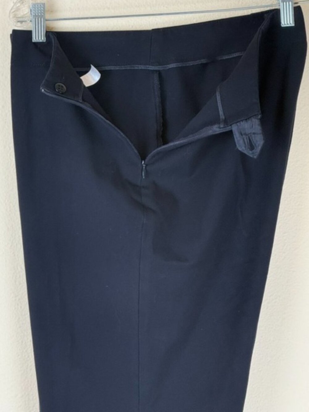 Talbots Pants Womens 14 Curvy Blue Rayon Blend 29.5" Inseam Side Zip Career - Picture 4 of 13